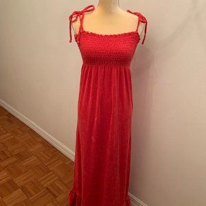 Juicy Couture Terry Cloth Dress Pink Medium